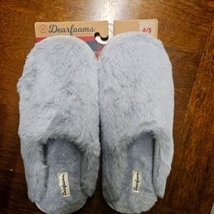 NWT: Dearfoams Girls Slippers Y4/5